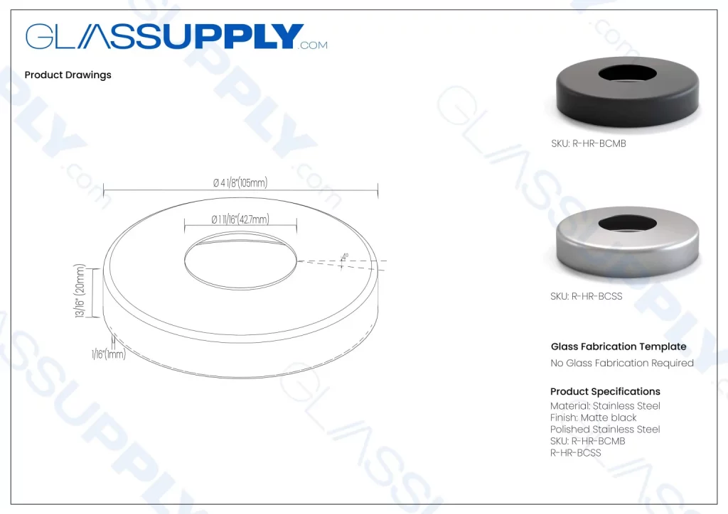 Handrail Base Cover