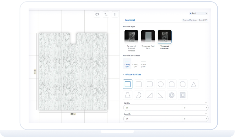 Cut-to-size Configurator