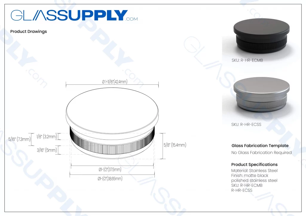 Handrail End Cap