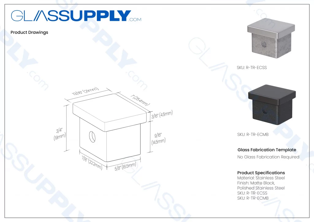 Top Rail End Cap